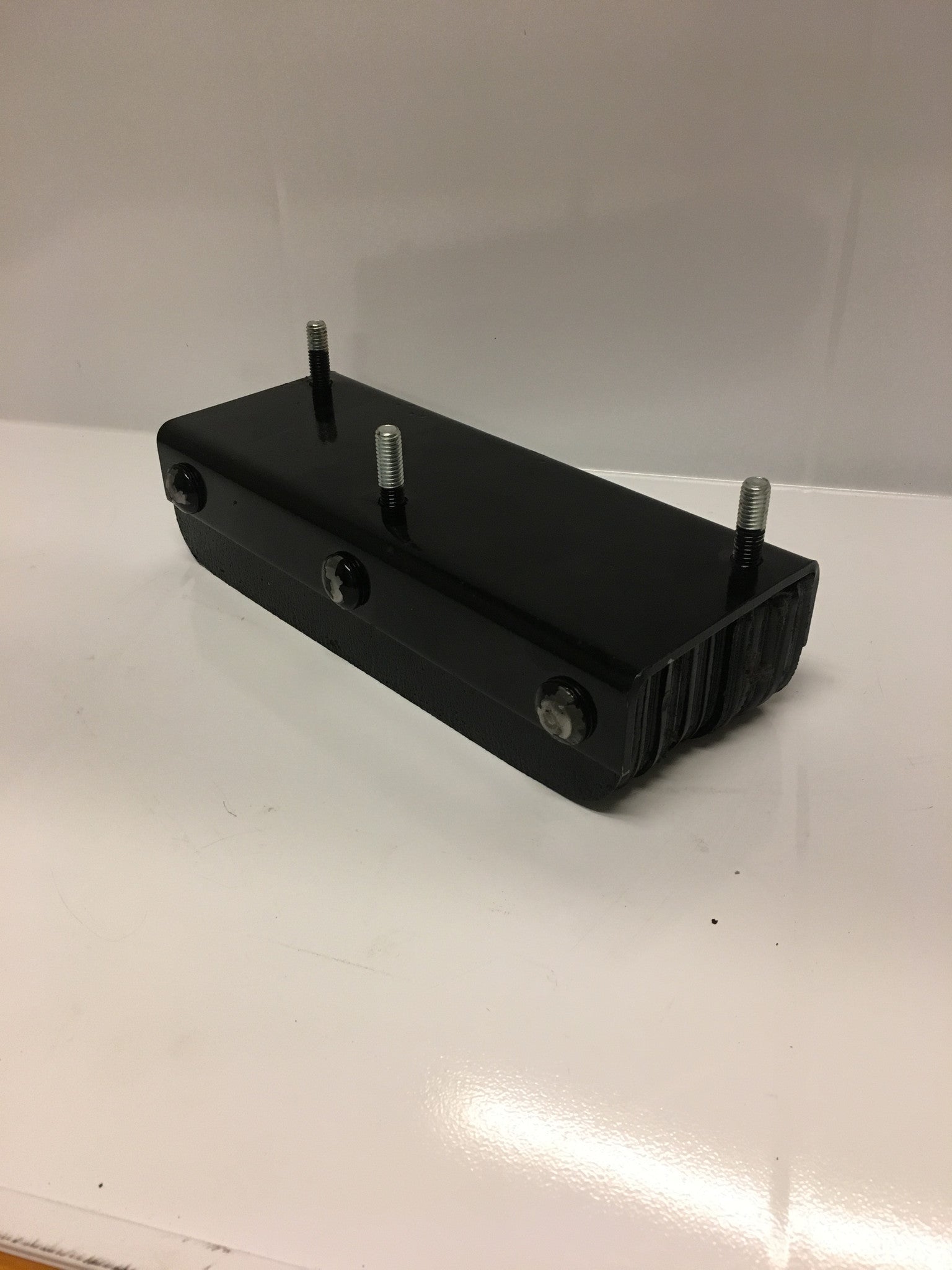 Komatsu outrigger pads for backhoes. Outlasts molded shoes. Free
