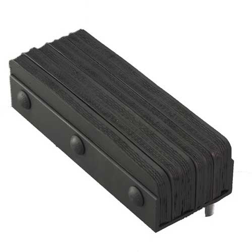 Komatsu 12" Laminated Rubber Shoe